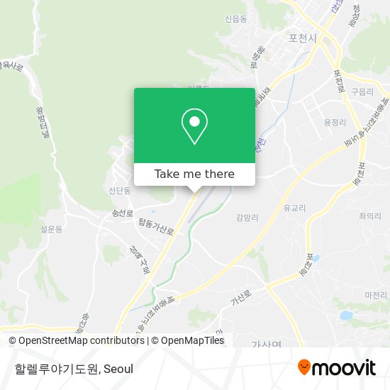 할렐루야기도원 map