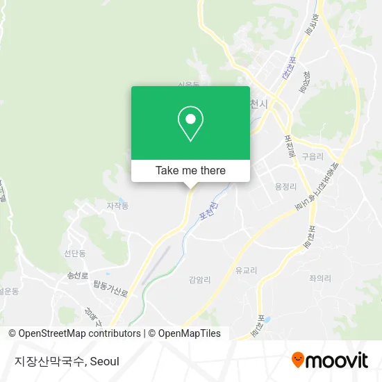 지장산막국수 map