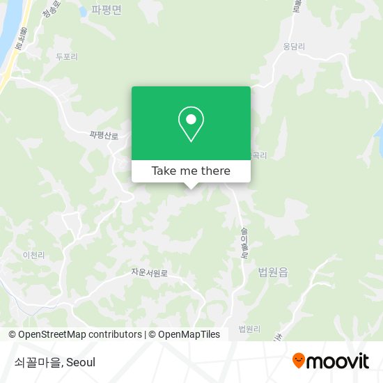 쇠꼴마을 map