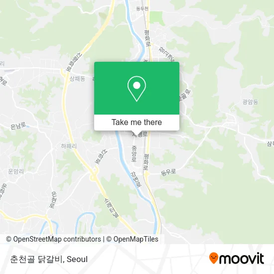 춘천골 닭갈비 map