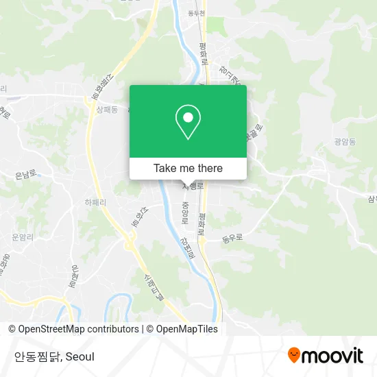 안동찜닭 map