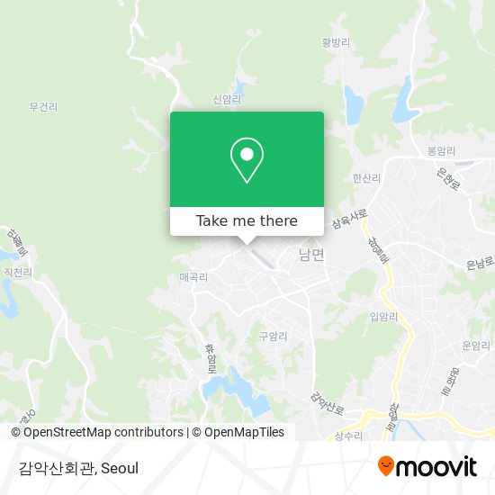 감악산회관 map