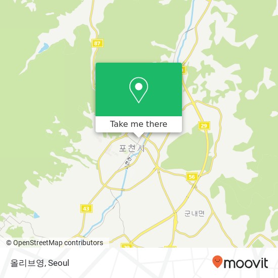 올리브영 map