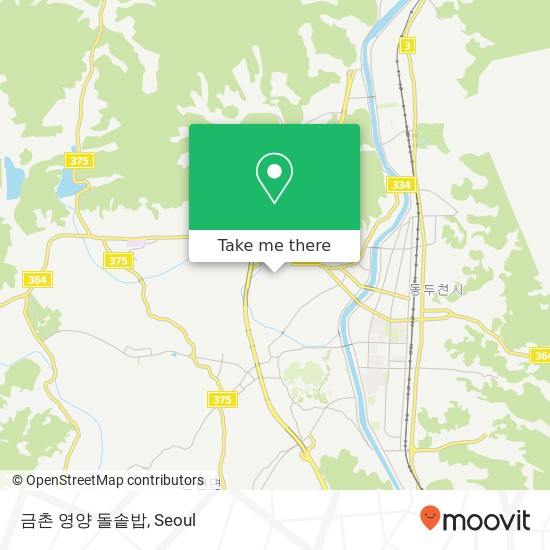 금촌 영양 돌솥밥 map