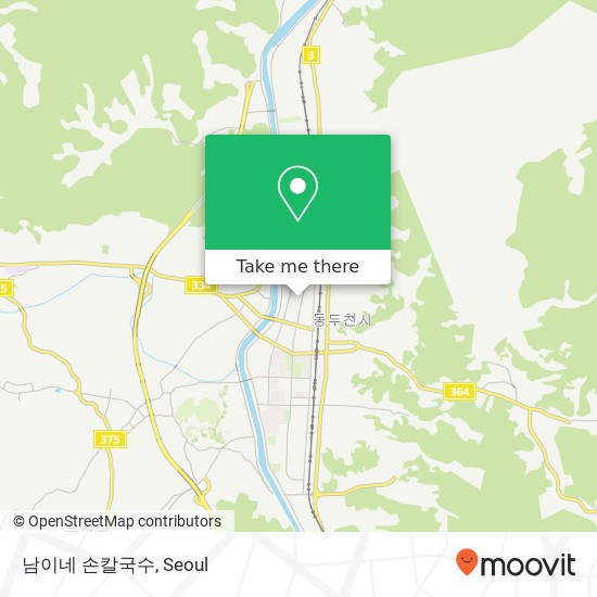 남이네 손칼국수 map