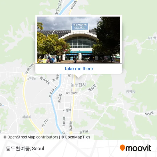 동두천여중 map