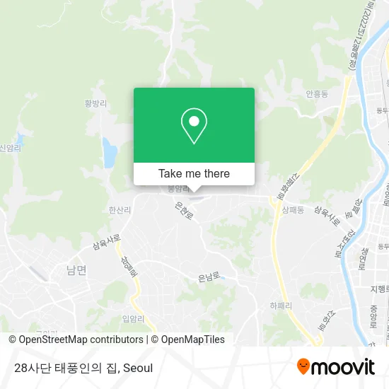 28사단 태풍인의 집 map
