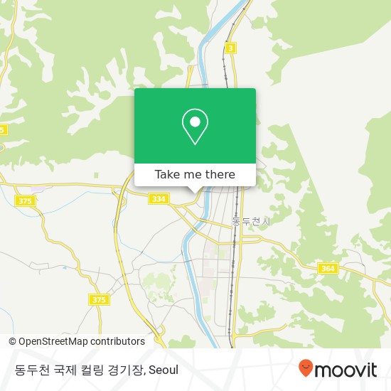 동두천 국제 컬링 경기장 map