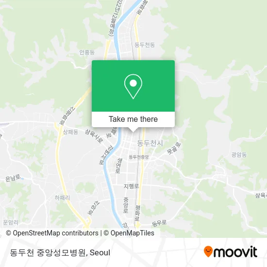 동두천 중앙성모병원 map