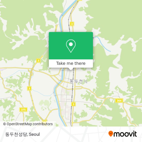 동두천성당 map