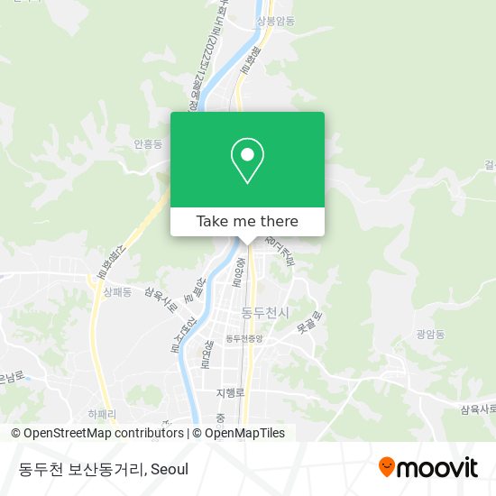 동두천 보산동거리 map