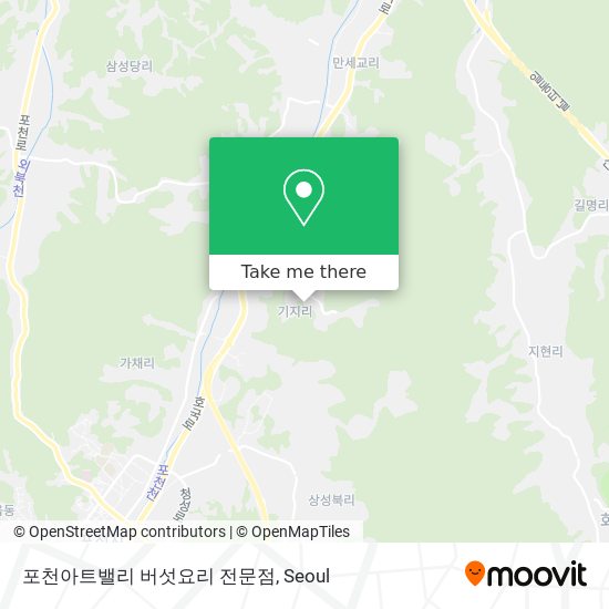 포천아트밸리 버섯요리 전문점 map
