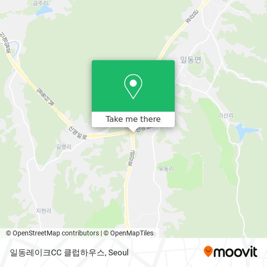 일동레이크CC 클럽하우스 map