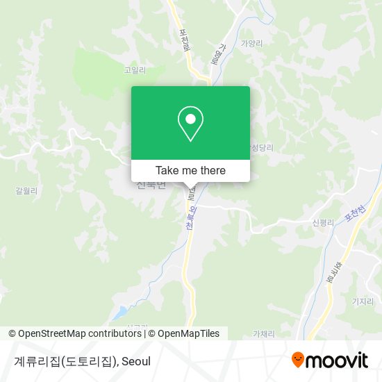 계류리집(도토리집) map