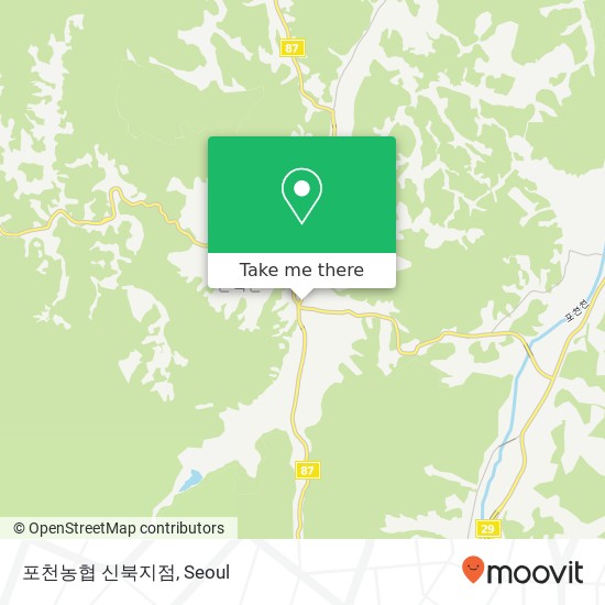 포천농협 신북지점 map