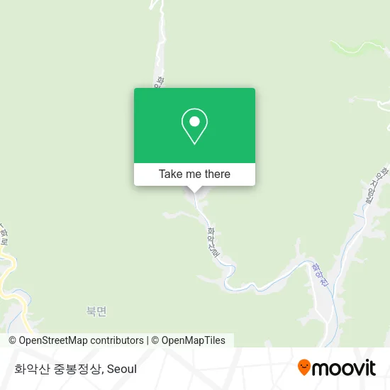 화악산 중봉정상 map