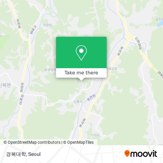경복대학 map