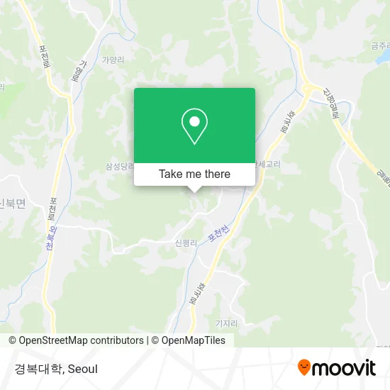 경복대학 map