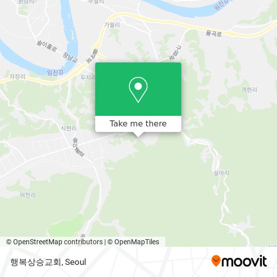 행복상승교회 map