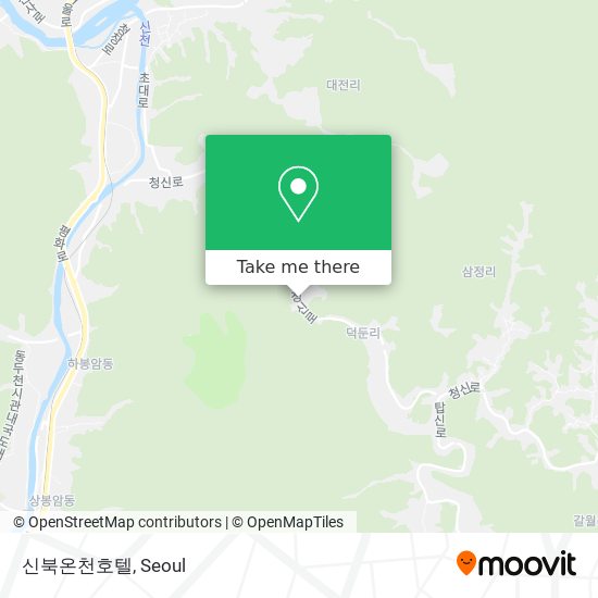 신북온천호텔 map