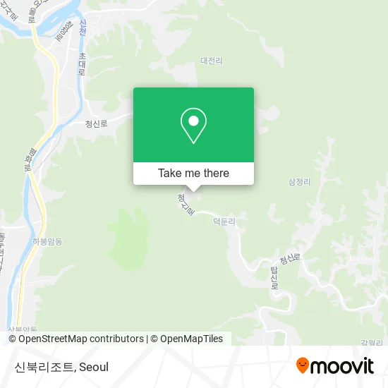 신북리조트 map