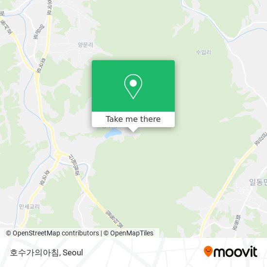 호수가의아침 map