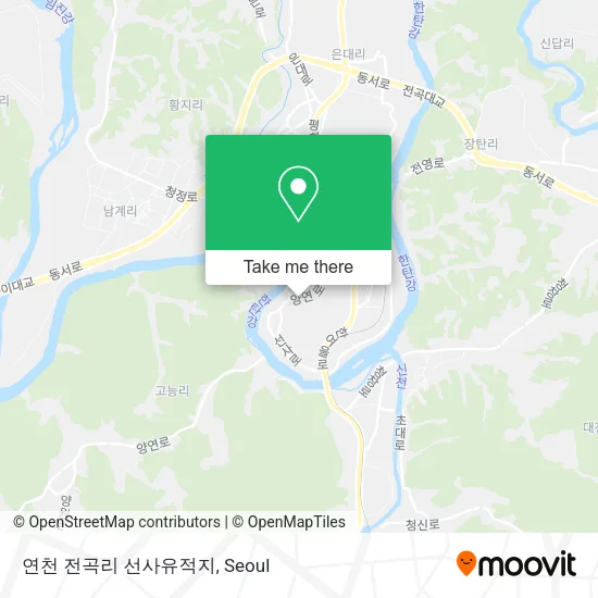 연천 전곡리 선사유적지 map