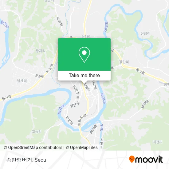 송탄햄버거 map