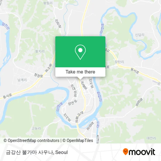 금강산 불가마 사우나 map