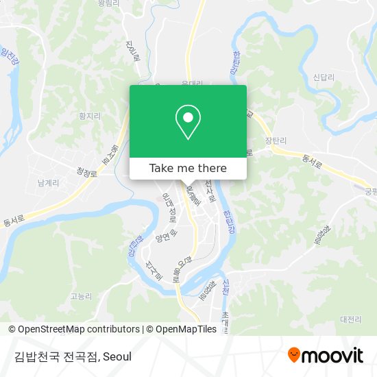 김밥천국 전곡점 map