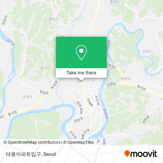 태풍아파트입구 map