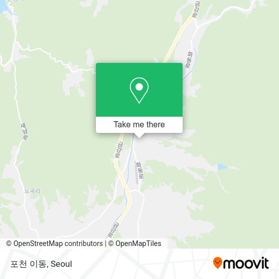 포천 이동 map