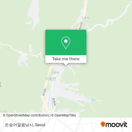 은송어얼음낚시 map