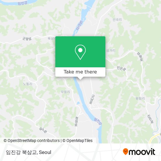 임진강 북삼교 map