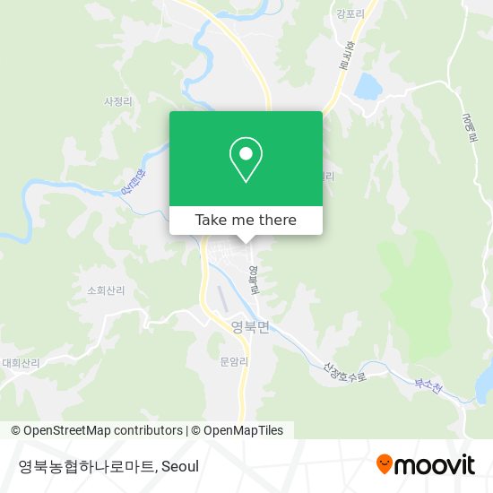 영북농협하나로마트 map