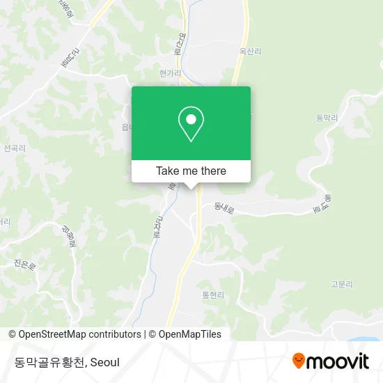 동막골유황천 map