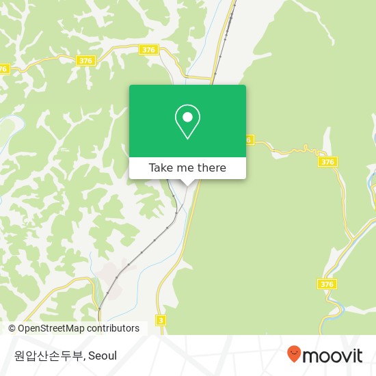 원압산손두부 map