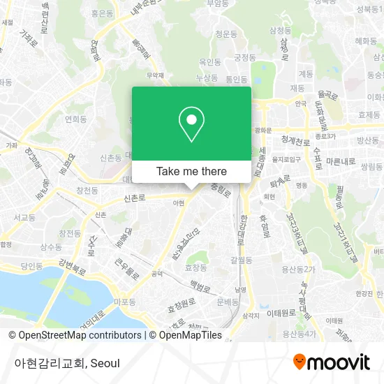 아현감리교회 map