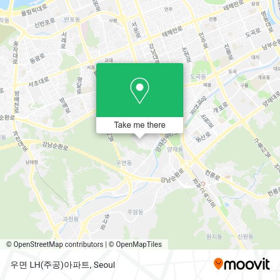 우면 LH(주공)아파트 map