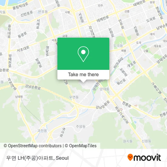 우면 LH(주공)아파트 map