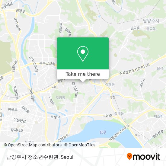 남양주시 청소년수련관 map