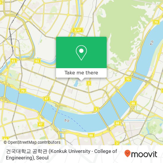 건국대학교 공학관 (Konkuk University - College of Engineering) map