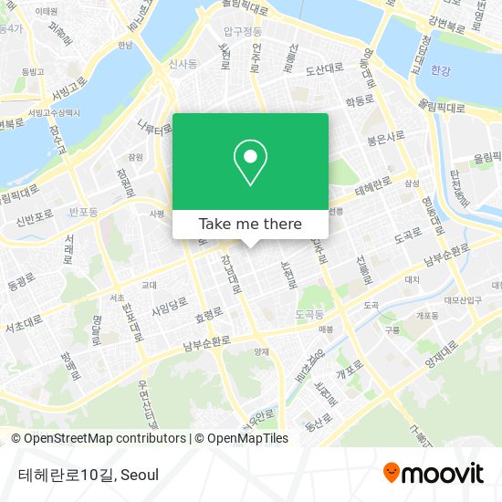 테헤란로10길 map