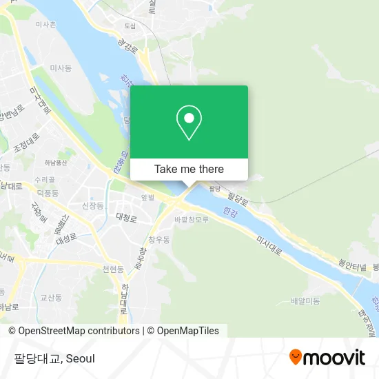 팔당대교 map