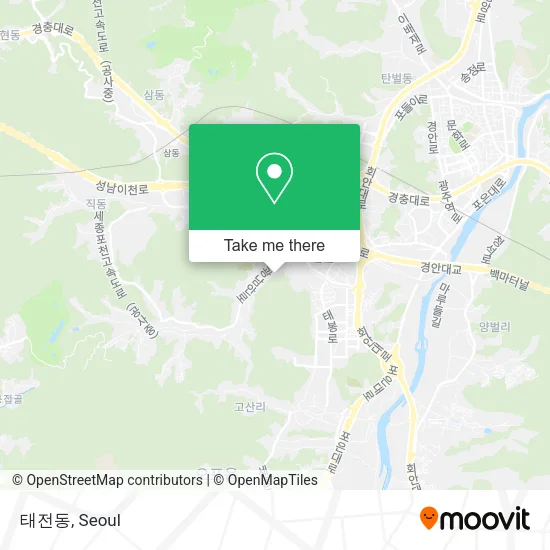 태전동 map