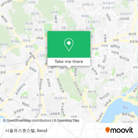 서울유스호스텔 map