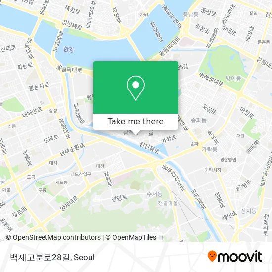 백제고분로28길 map