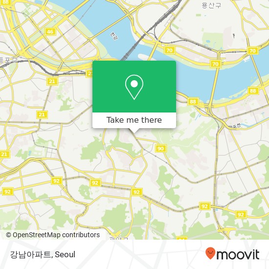 강남아파트 map