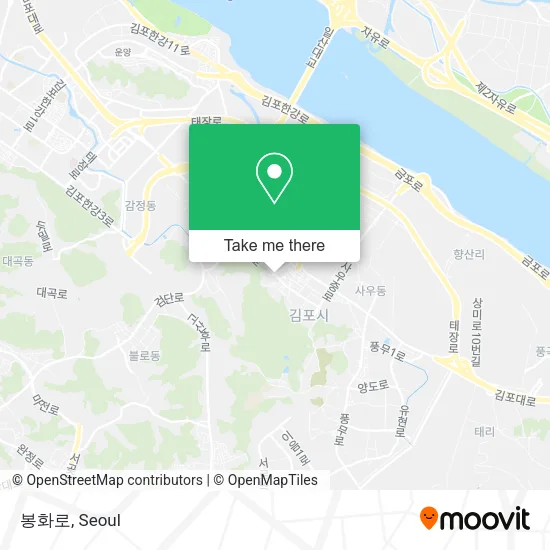 봉화로 map