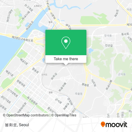 봉화로 map